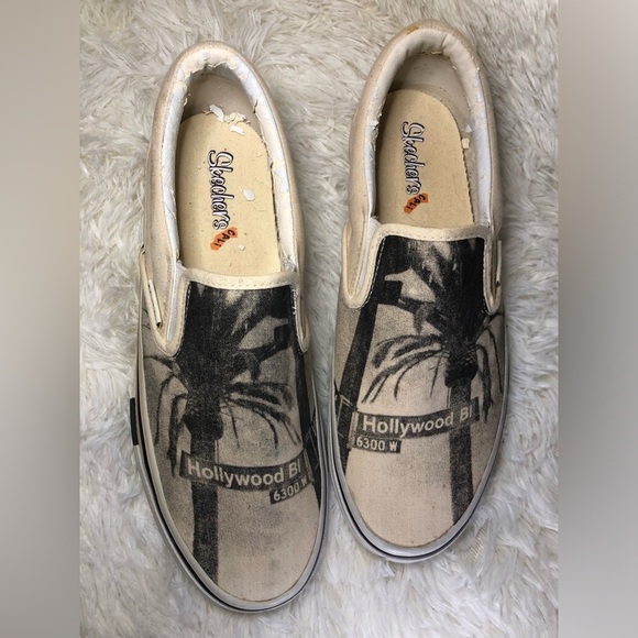 Skechers Palm Tree Canvas Slip-Ons US 10 - Picture 2 of 15